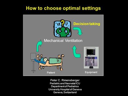 How to choose optimal settings