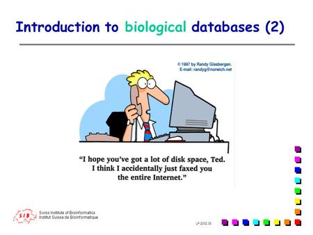 Introduction to biological databases (2)