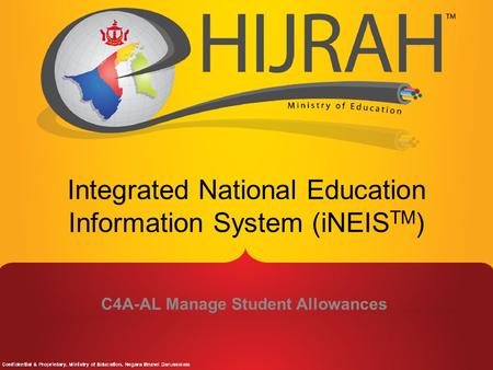 Integrated National Education Information System (iNEISTM)