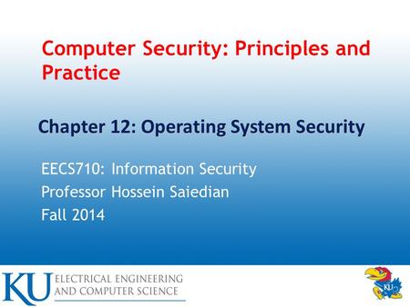 Computer Security: Principles and Practice