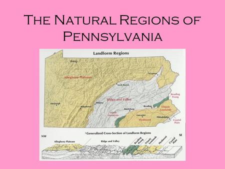 The Natural Regions of Pennsylvania