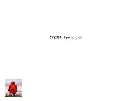 CP2014: Teaching CP. Context Final Year 120 credits (1 credit approx 10 hours) 30 credit project 4 modules in semester 1 4 modules in semester 2.