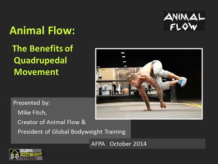 Animal Flow: The Benefits of Quadrupedal Movement