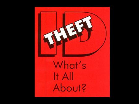 1. 2 Someone steals your personal information to commit fraud. A “buy now, pay never” shopping experience. What is Identity Theft?