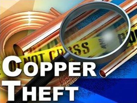 Copper Theft. It Affects More Than Just Utilities… Transportation Systems: Railroad equipment, highway lighting Transportation Systems: Railroad equipment,