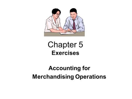 Merchandising Operations