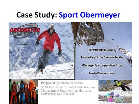 Case Study: Sport Obermeyer