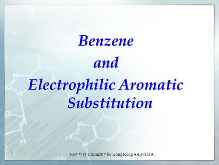 Electrophilic Aromatic Substitution