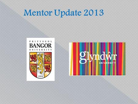 Mentor Update 2013.