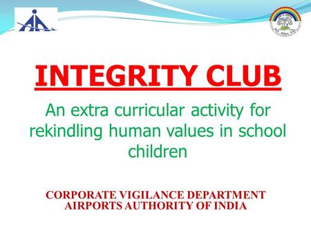 CORPORATE VIGILANCE DEPARTMENT AIRPORTS AUTHORITY OF INDIA