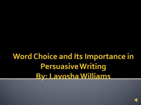  Helps to give the reader a clear understanding of the topic at hand  The appropriate word choice helps the argument to be more direct so the reader.