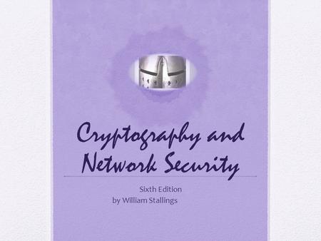 Cryptography and Network Security