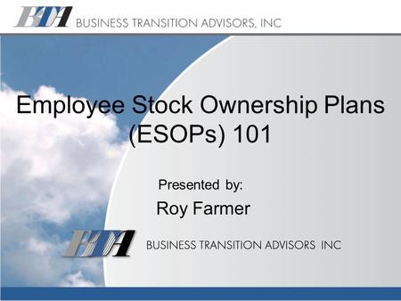 Employee Stock Ownership Plans (ESOPs) 101