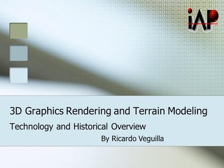 3D Graphics Rendering and Terrain Modeling