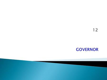 GOVERNOR.  To maintain the engine speed at the desire value by controlling the fuel injection.