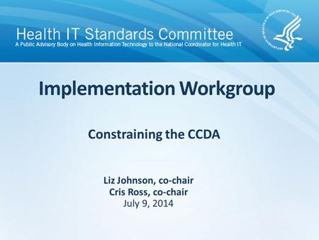 Implementation Workgroup