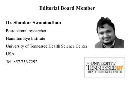 Editorial Board Member