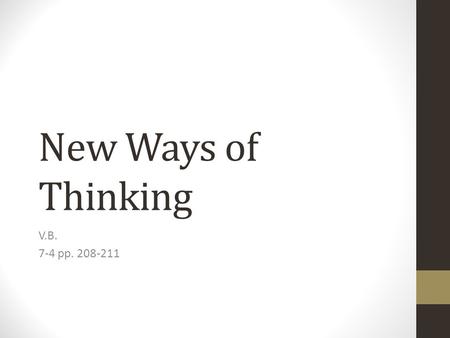 New Ways of Thinking V.B. 7-4 pp. 208-211. Setting the Scene Everywhere in Britain, Thomas Malthus saw the effects of the population explosion- crowded.