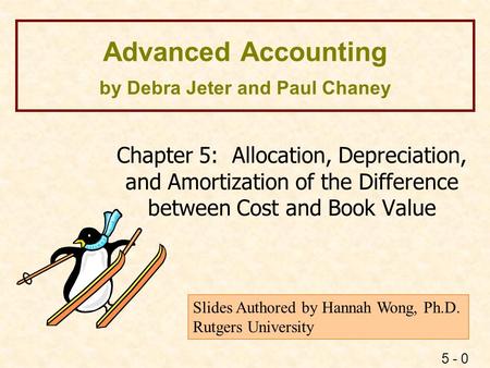 Allocation of Purchase Differential