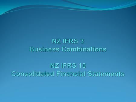 Business Combinations Business combination is defined as: ‘A transaction or other event in which an acquirer obtains control of one or more businesses’.