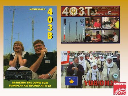 MISSION GOODWILL KOSOVO 2007 ASSISTING THE FREQUENCY MANAGEMENT OFFICE (FMO) AS WELL AS THE AMATEUR RADIO ASSOCIATION OF KOSOVO MISSION STATEMENT Assisting.