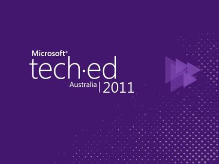 DYNAMICS CRM IN THE MICROSOFT STACK Andrew Charlton Project Lead / Solution Architect Company: www.enabling.net SESSION CODE: VOC-DYN205 (c) 2011 Microsoft.