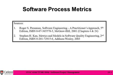 Software Process Metrics