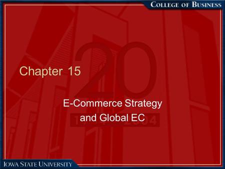 E-Commerce Strategy and Global EC