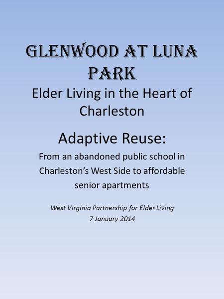 Glenwood at Luna Park Elder Living in the Heart of Charleston