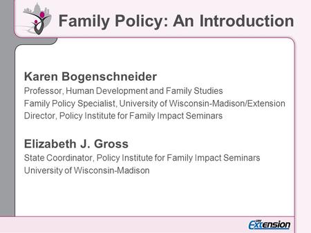 Family Policy: An Introduction