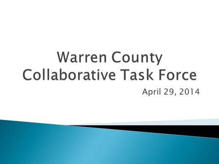 April 29, 2014.  Name  Agency  What do you hope to get out of today’s meeting?