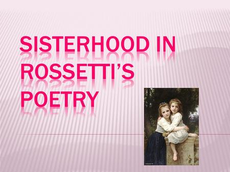  Belief in the power and viability of the sister community is common in the literature surrounding the Church Penitentiary Movement. Thomas Thellusson.