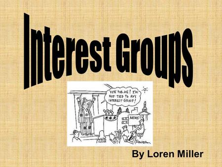 By Loren Miller A striking feature of American politics is the extent to which political parties are supplemented by private associations formed to influence.