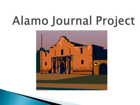 Alamo Journal Project.