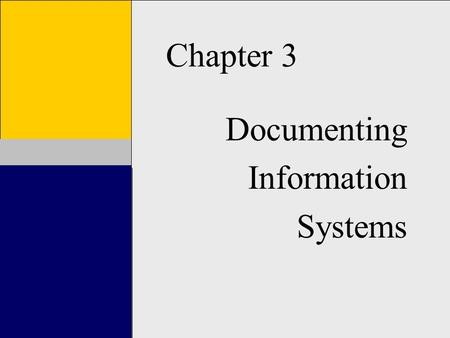 Documenting Information Systems