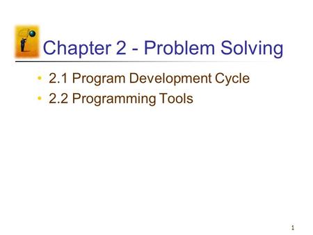 Chapter 2 - Problem Solving