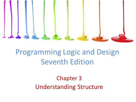 Programming Logic and Design Seventh Edition