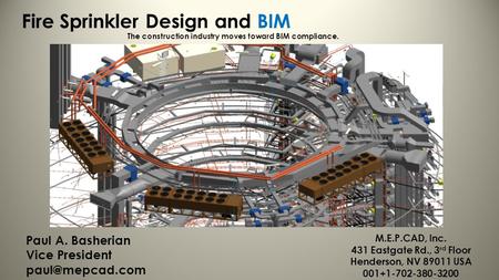 Fire Sprinkler Design and BIM