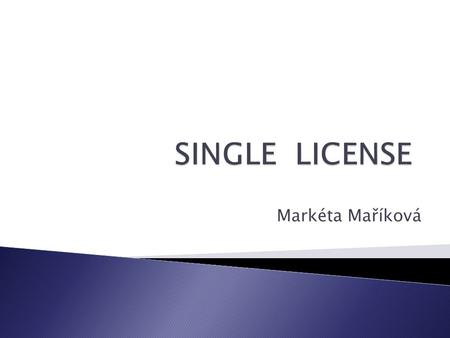 Markéta Maříková. In connection with the accession to the European Union on May 1, 2004 came into force the provisions of the Banking Act (No. 21/1992.