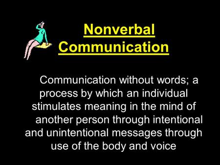 Nonverbal Communication