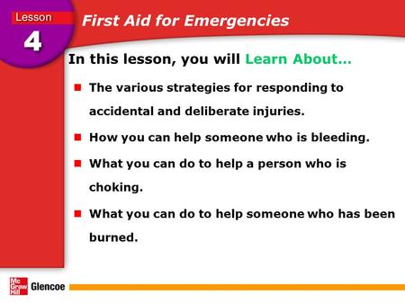 First Aid for Emergencies