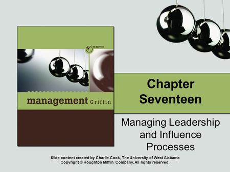 Managing Leadership and Influence Processes