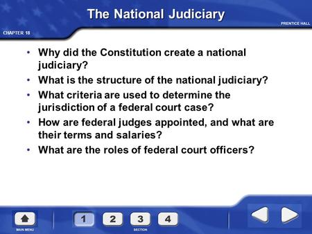 The National Judiciary