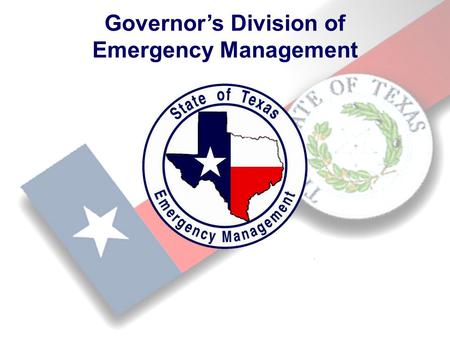 Governor’s Division of Emergency Management. HUREX 09 Planning Meeting HUREX 2009 Pre-exercise Meeting.