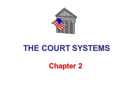 THE COURT SYSTEMS Chapter 2.