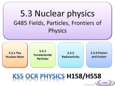 5.3.2 Fundamental Particles