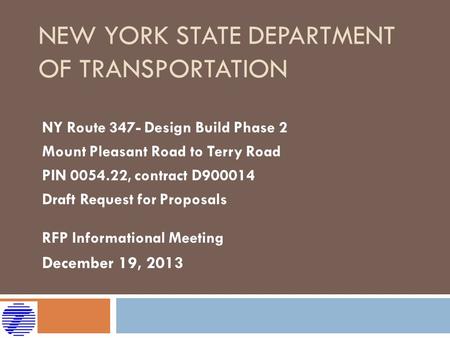 New York State Department of Transportation