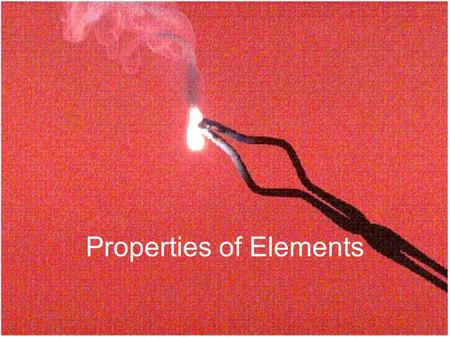 Properties of Elements. Atomic Radius A measure of the size on an atom. What determines an atom’s size? Remember, the nucleus is very very small and compact.