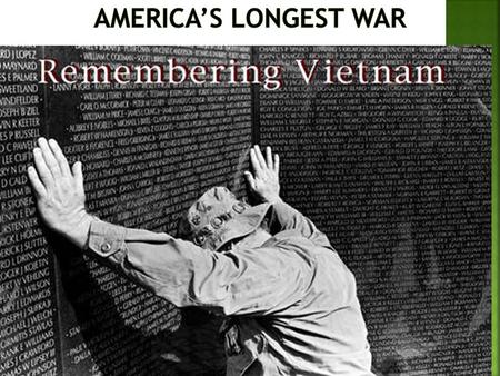 AMERICA’S LONGEST WAR.