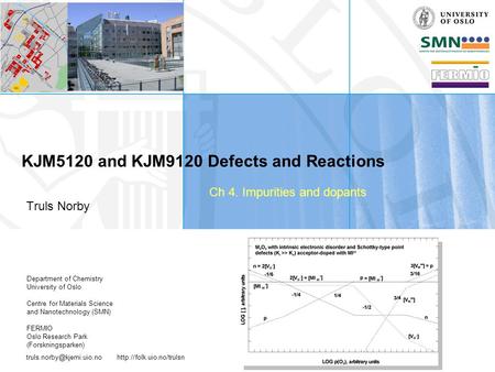 KJM5120 and KJM9120 Defects and Reactions